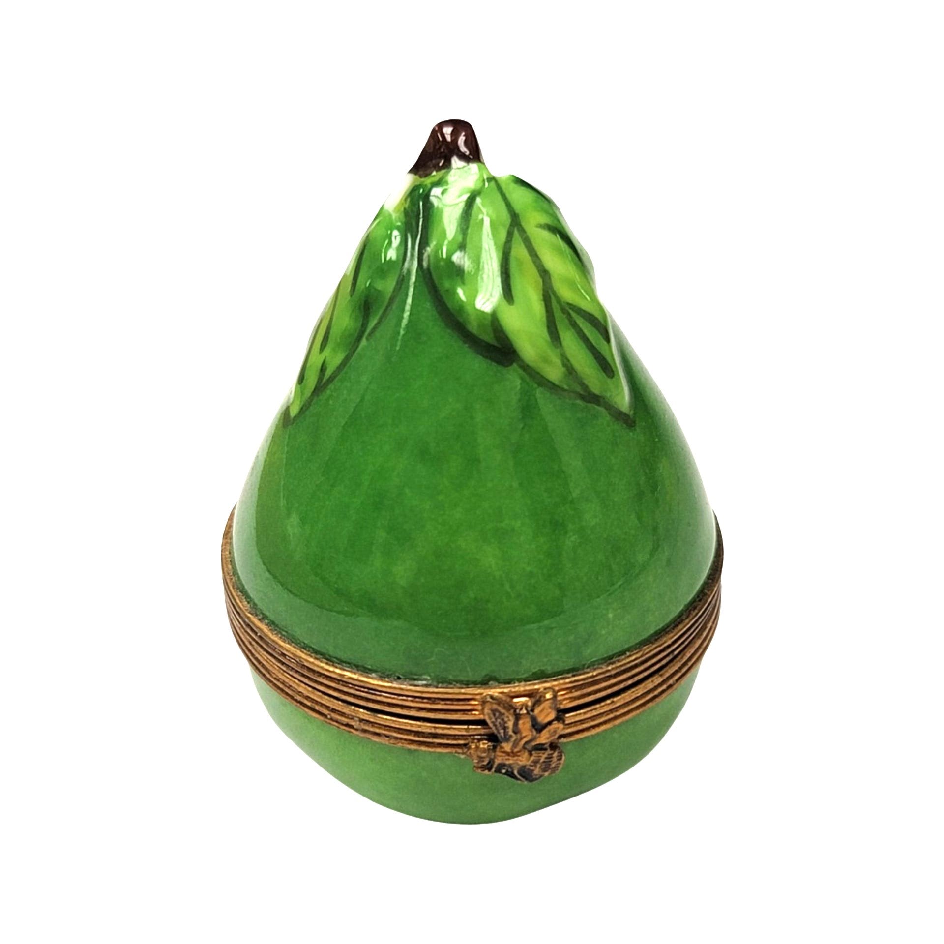 Pear Porcelain Limoges Trinket Box