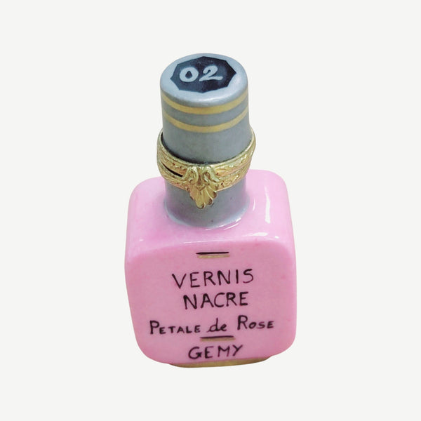Perfume Rose Petal Porcelain Limoges Trinket Box