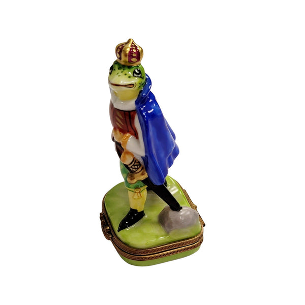 Prince Frog Porcelain Limoges Trinket Box