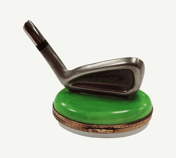 Putter Golf Club Sports Porcelain Limoges Trinket Box