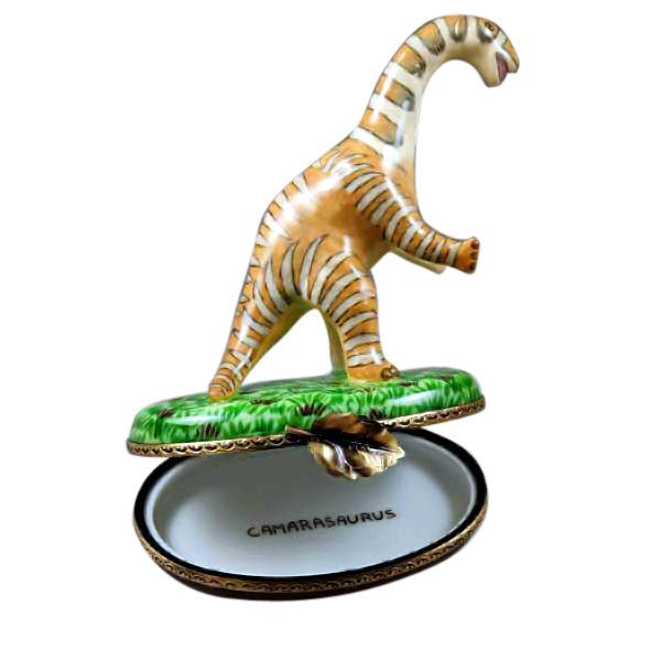 Brachiosaurus Long Neck, Long Tail Dinosaur Limoges Porcelain Box