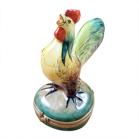 Tall Rooster Limoges Box Limoges Porcelain Box
