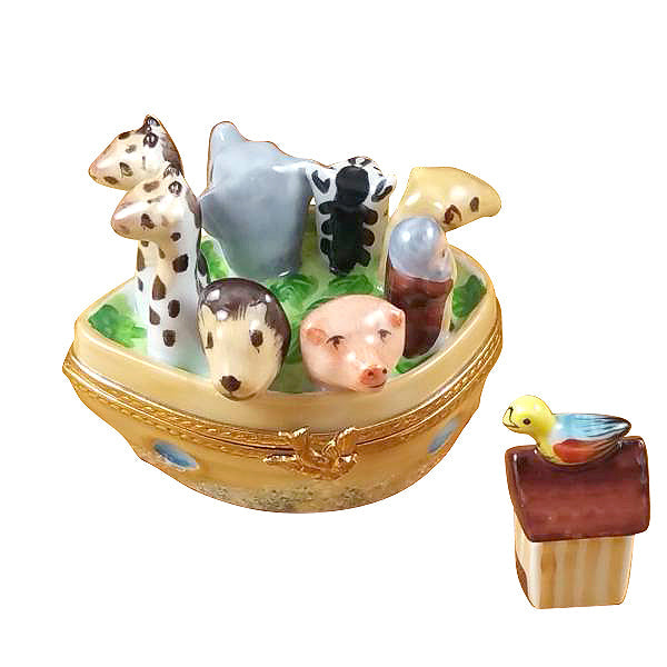 Noah's Ark Limoges Porcelain Box