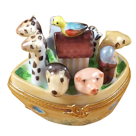 Noah's Ark Limoges Porcelain Box