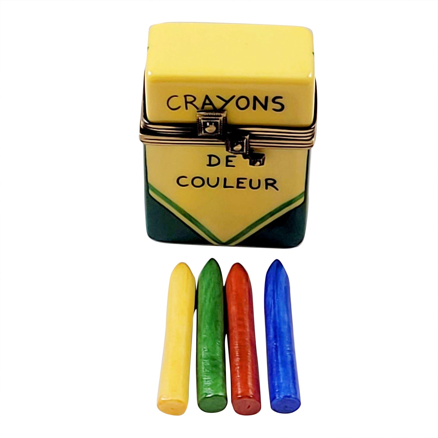 Crayon Box Limoges Porcelain Box