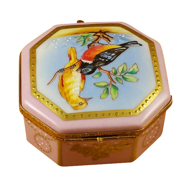 Studio CollectionBirds and Butterflies Limoges Porcelain Box