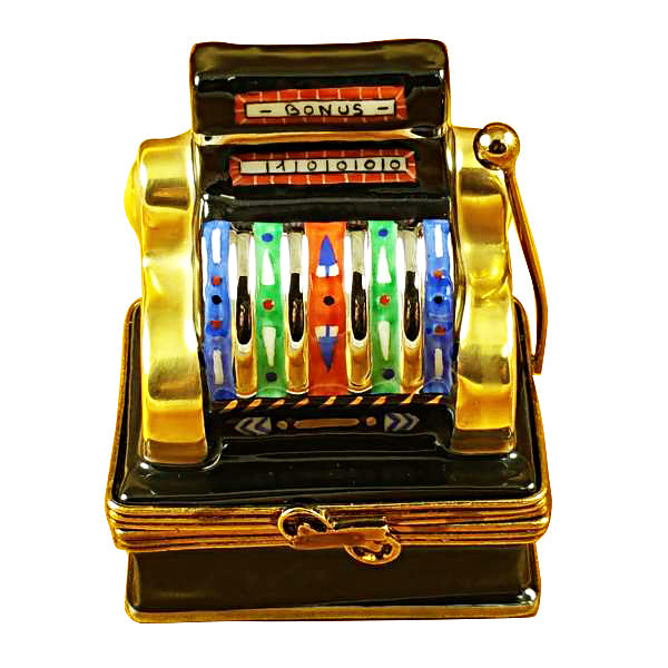 Jackpot Slot Machine Limoges Porcelain Box