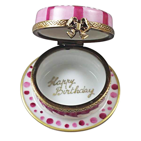 Sweet Sixteen Birthday Cake Limoges Porcelain Box