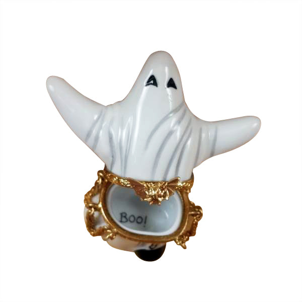 Ghost with Ball and Chain Limoges Porcelain Box