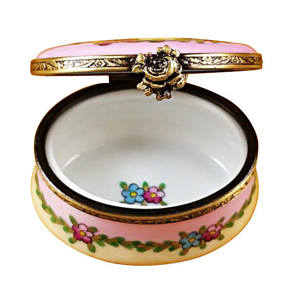 Mazeltov Oval Box Limoges Porcelain Box