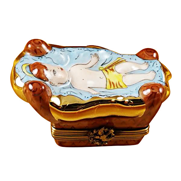 Baby Jesus Limoges Porcelain Box