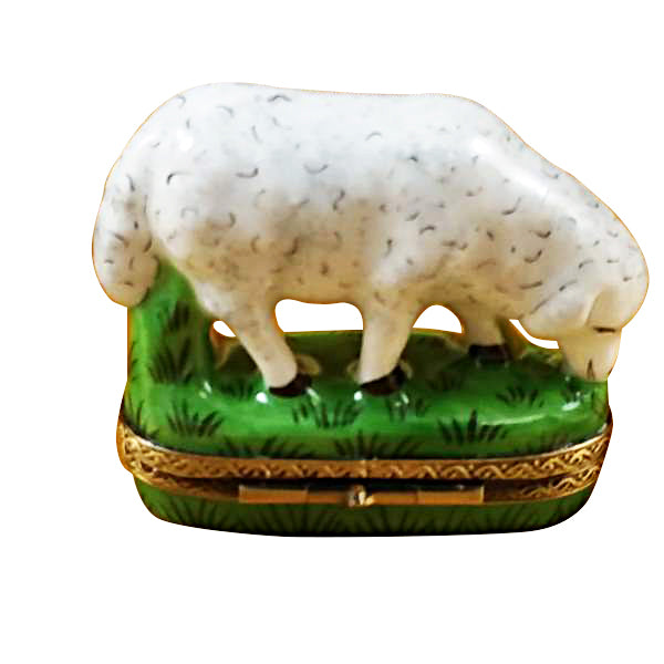 Sheep Limoges Porcelain Box