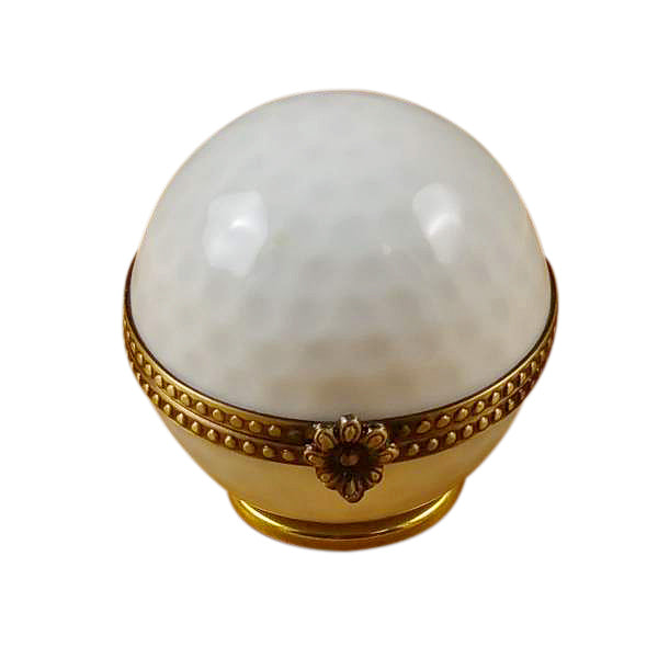 Golf Ball Limoges Porcelain Box