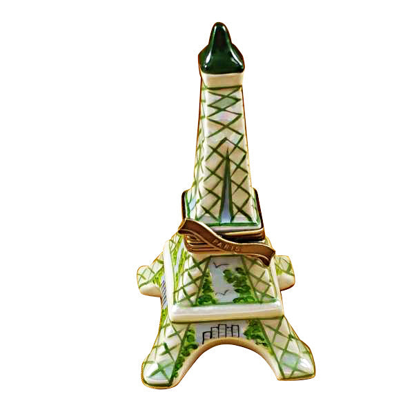 Eiffel Tower Iridescent Limoges Porcelain Box