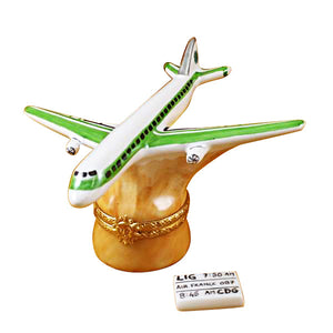 Airplane Airlines Limoges Porcelain Box