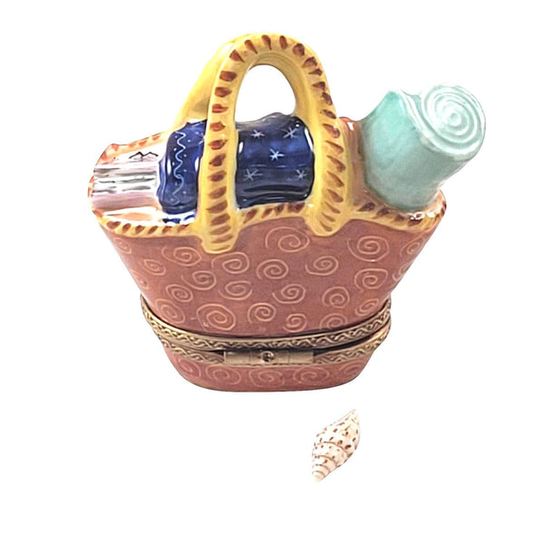 BEACH BAG WITH REMOVABLE SHELL