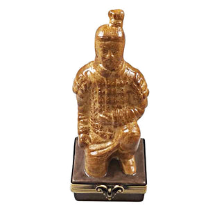 Terracotta Soldier china Limoges Porcelain Box