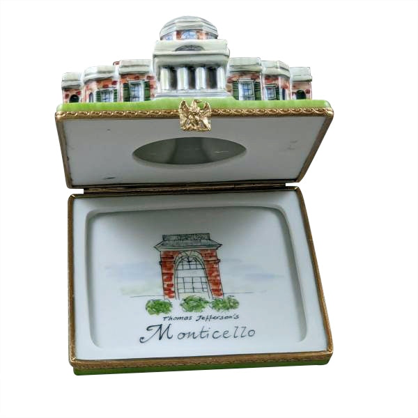 Monticello Limoges Porcelain Box