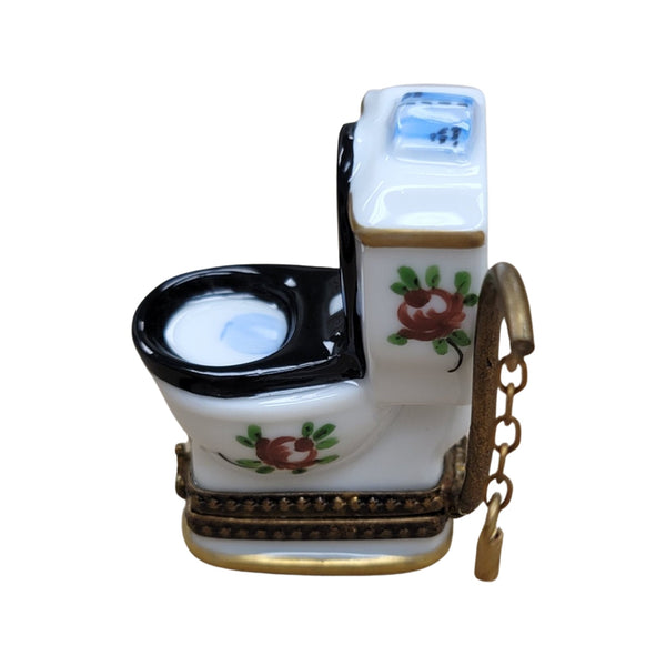 Rare Toilet Porcelain Limoges Trinket Box