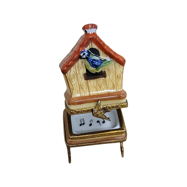 Small Bird House Porcelain Limoges Trinket Box