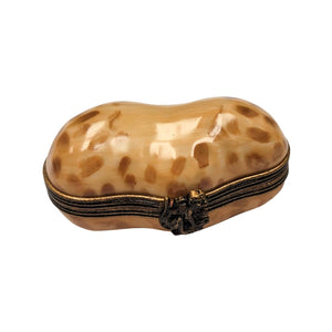 Small Peanut Porcelain Limoges Trinket Box