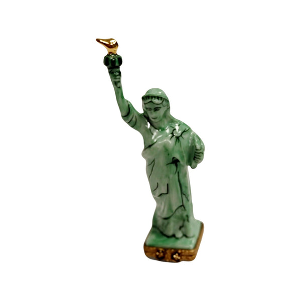 Statue Of Liberty Porcelain Limoges Trinket Box