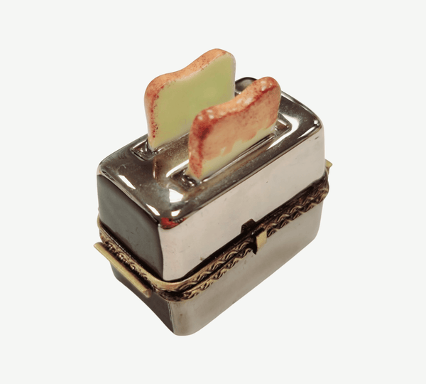 Toaster and Toast Porcelain Limoges Trinket Box