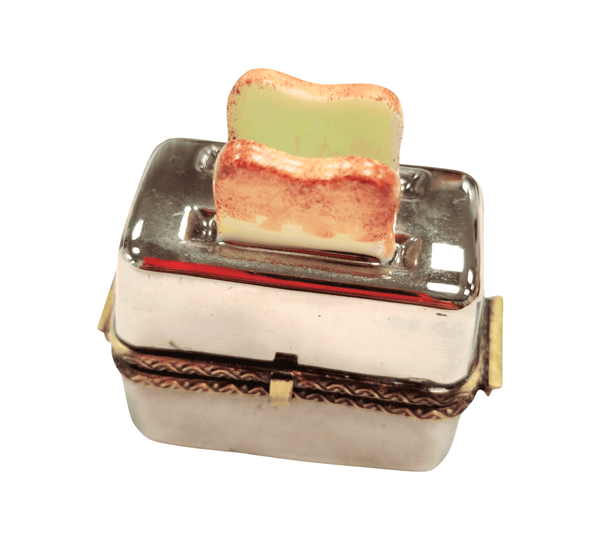 Toaster and Toast Porcelain Limoges Trinket Box