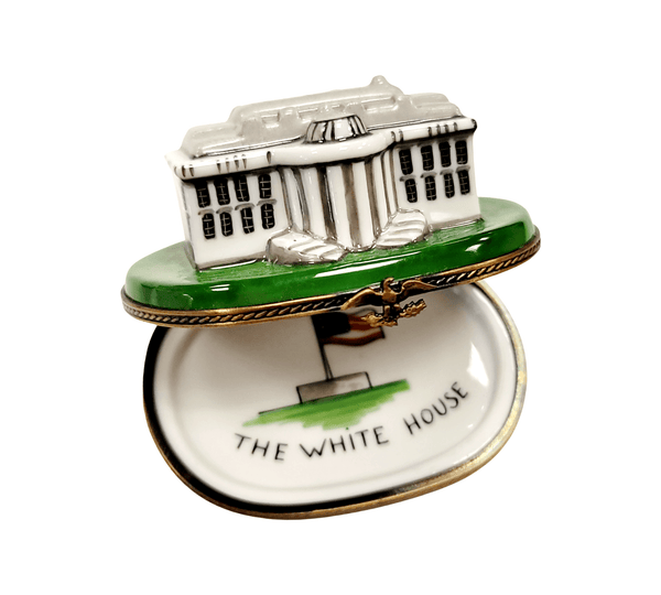 White House Porcelain Limoges Trinket Box