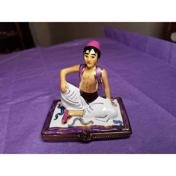 Aladdin on Magic Carpet Limoges Box
