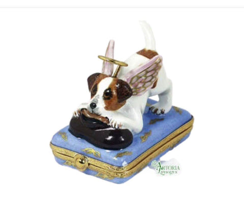Angelic Puppy Limoges Box