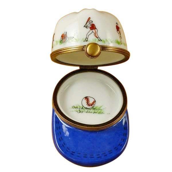 Baseball Hat with Batters limoges box