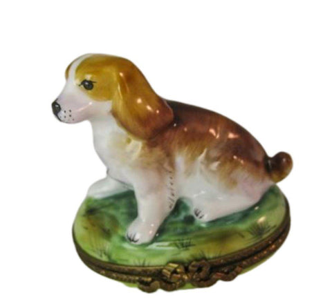 Beagle on Grass - Limoges Box