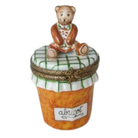 Bear on Apricot Jam- - Limoges Box