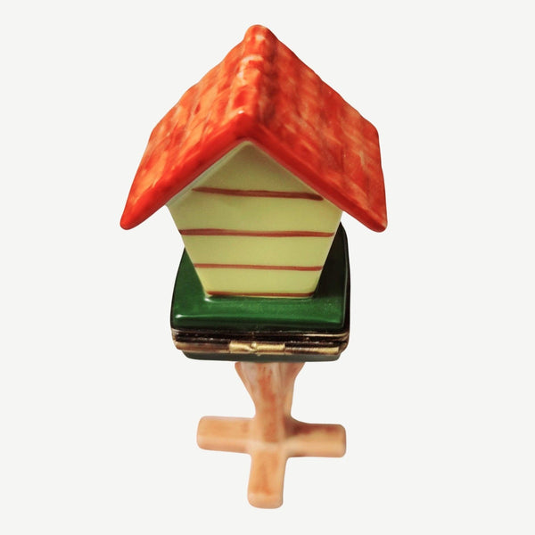 Bird House Tall Limoges Box