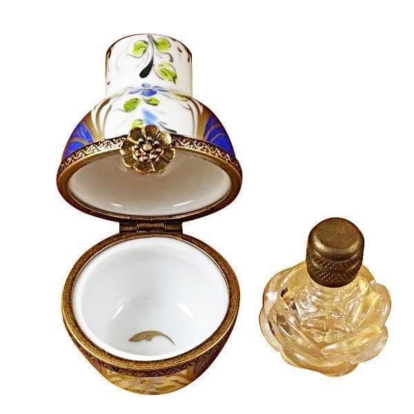 Blue Urn with One Bottle limoges box