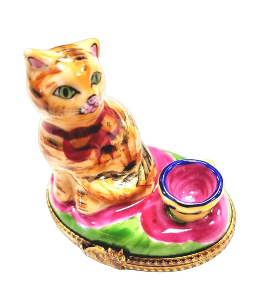 Cat w Bowl Extremely Rare