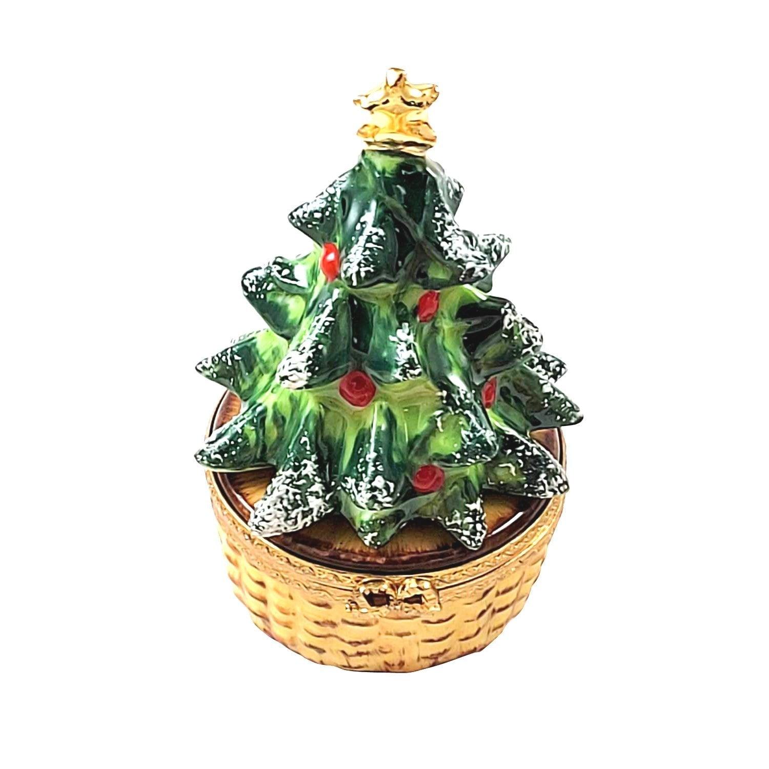 Christmas Tree on Basket