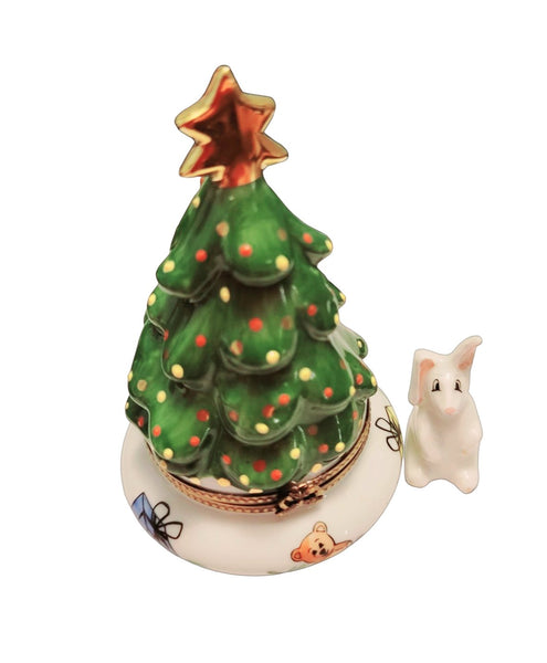 Christmas Tree w White Rabbit