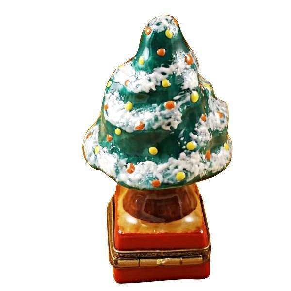Christmas Tree with Red Base limoges box