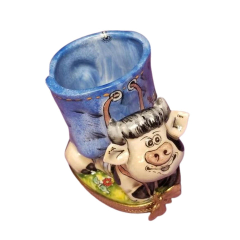 Cow Vase Pencil Holder Well Detailed