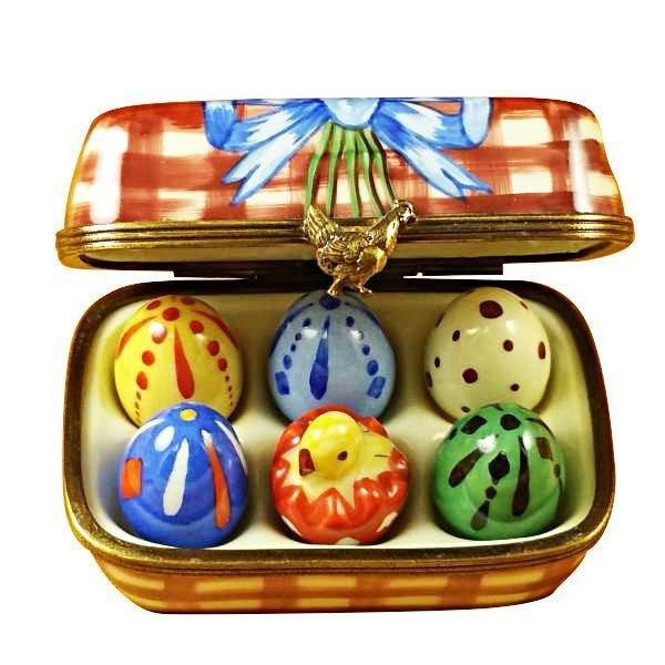 Easter Eggs with Chick limoges box