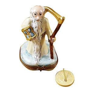 Father Time limoges box