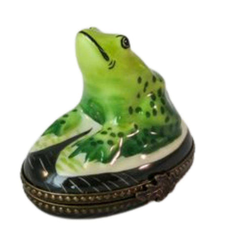 Frog Chirping - Limoges Box