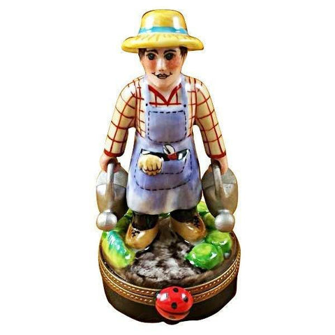 Gardener with Watering Can limoges box
