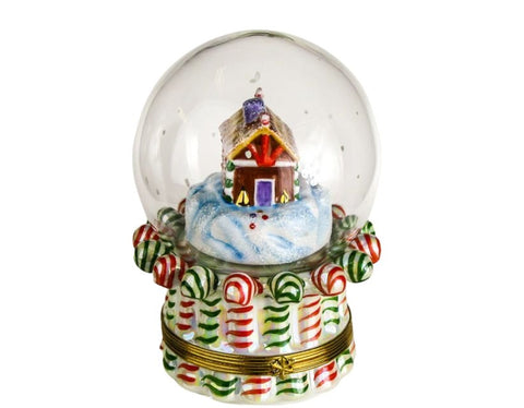 Gingerbread House Music Box - Limoges Box