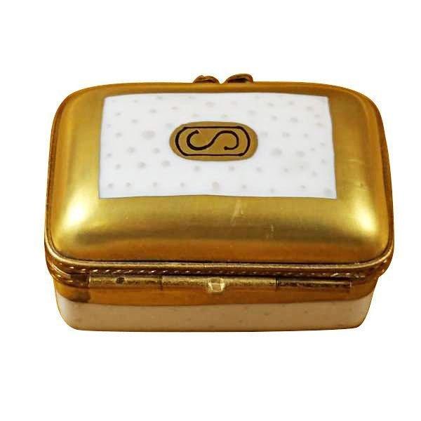 Gold box with Shoes limoges box