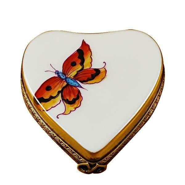 Heart Butterfly On Gold Base