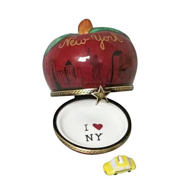 I Love New York Apple w Removable Taxi