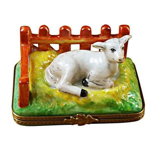 Lamb by Fence limoges box